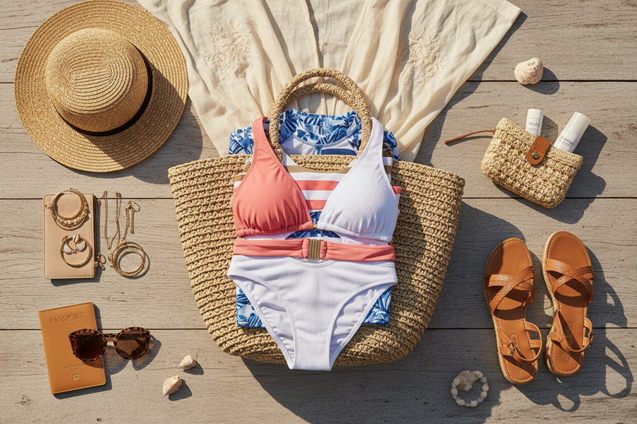 Beach Vacation Packing List for Women
