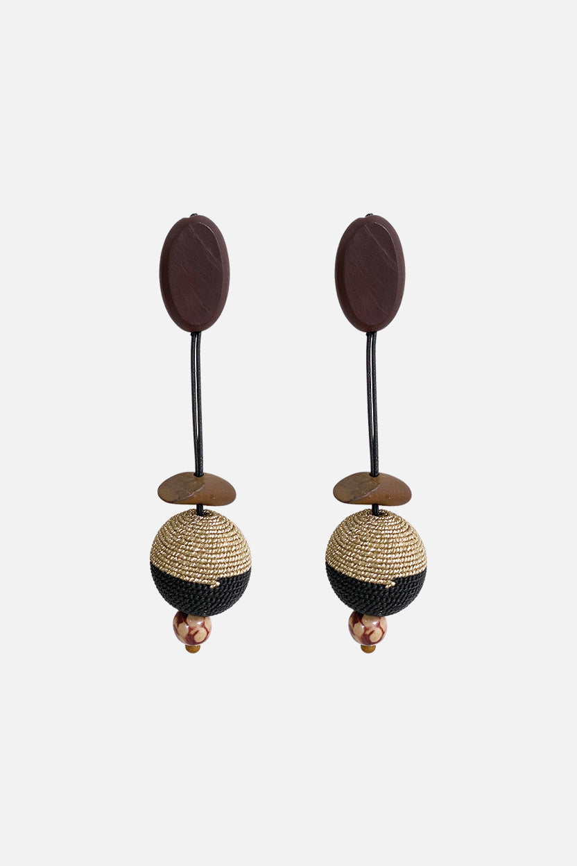 Dune Orbit Drop Earrings