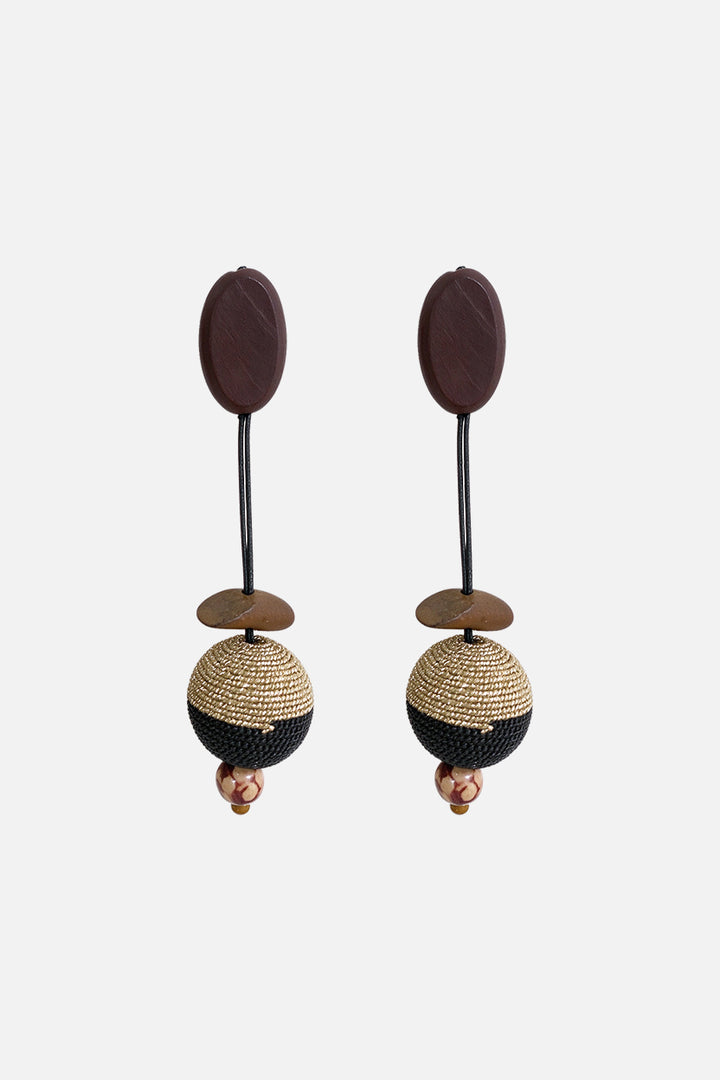 Dune Orbit Drop Earrings