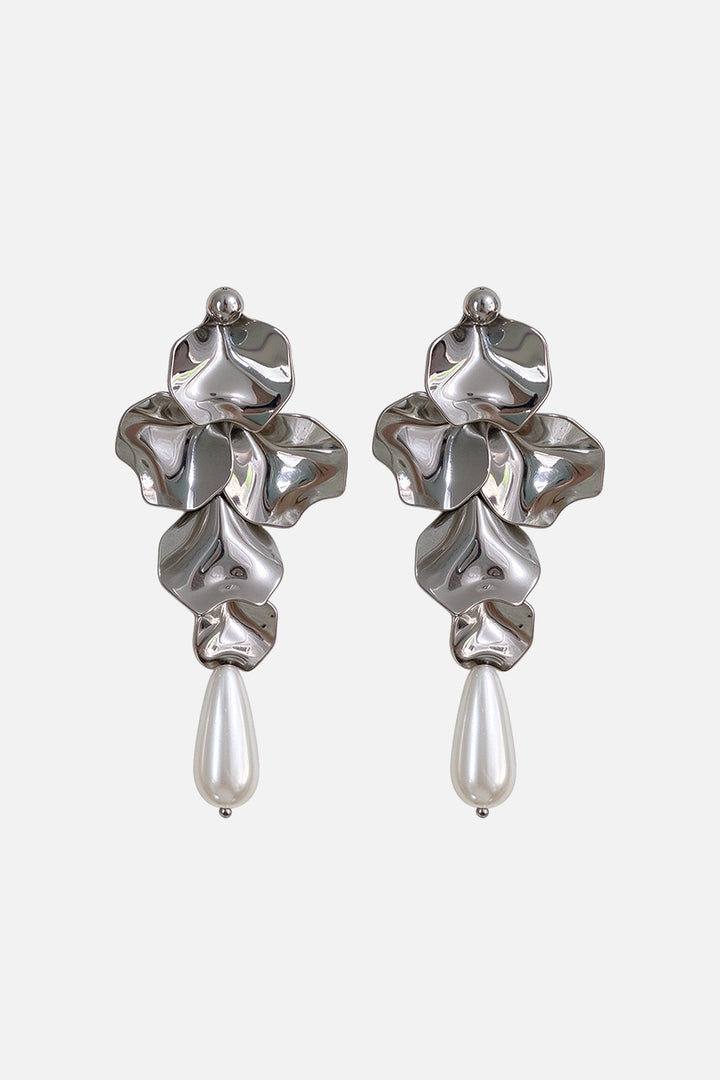 Molten Bloom Drop Earrings