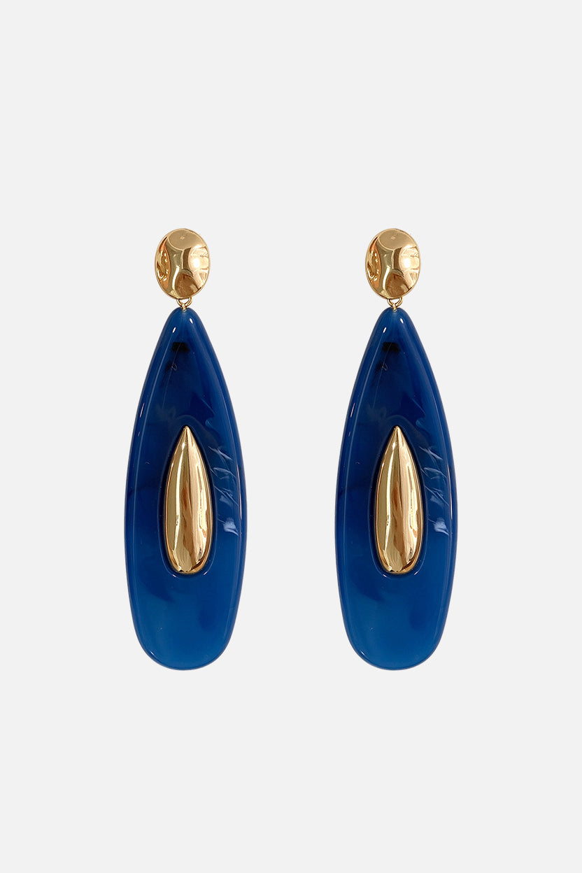 Azure Current Teardrop Earrings