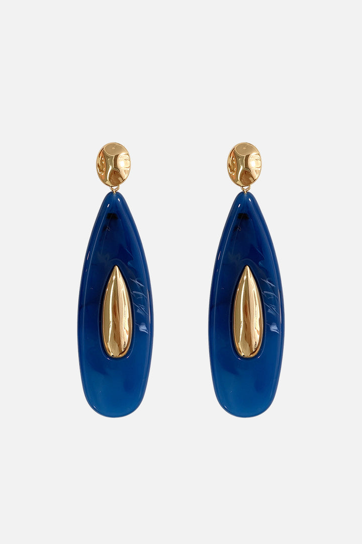 Azure Current Teardrop Earrings