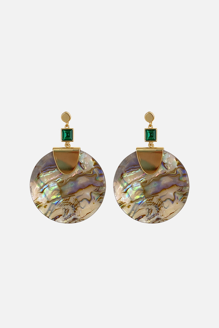 Tidal Mosaic Disc Earrings
