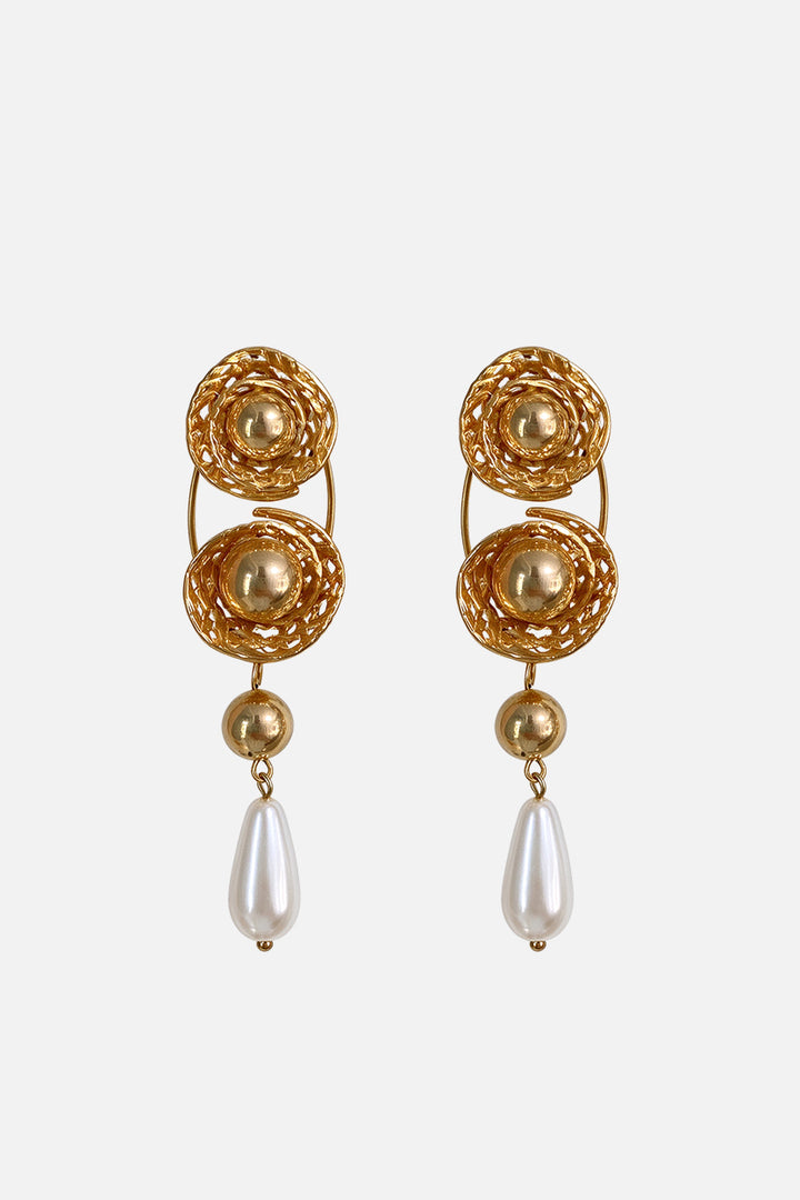 Solstice Spiral Drop Earrings