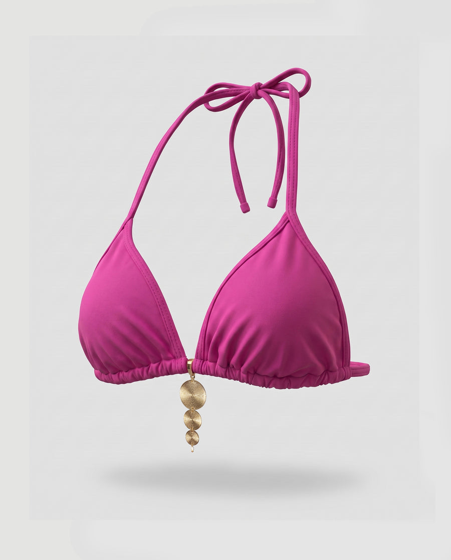 The Aurora Triangle Bikini Top